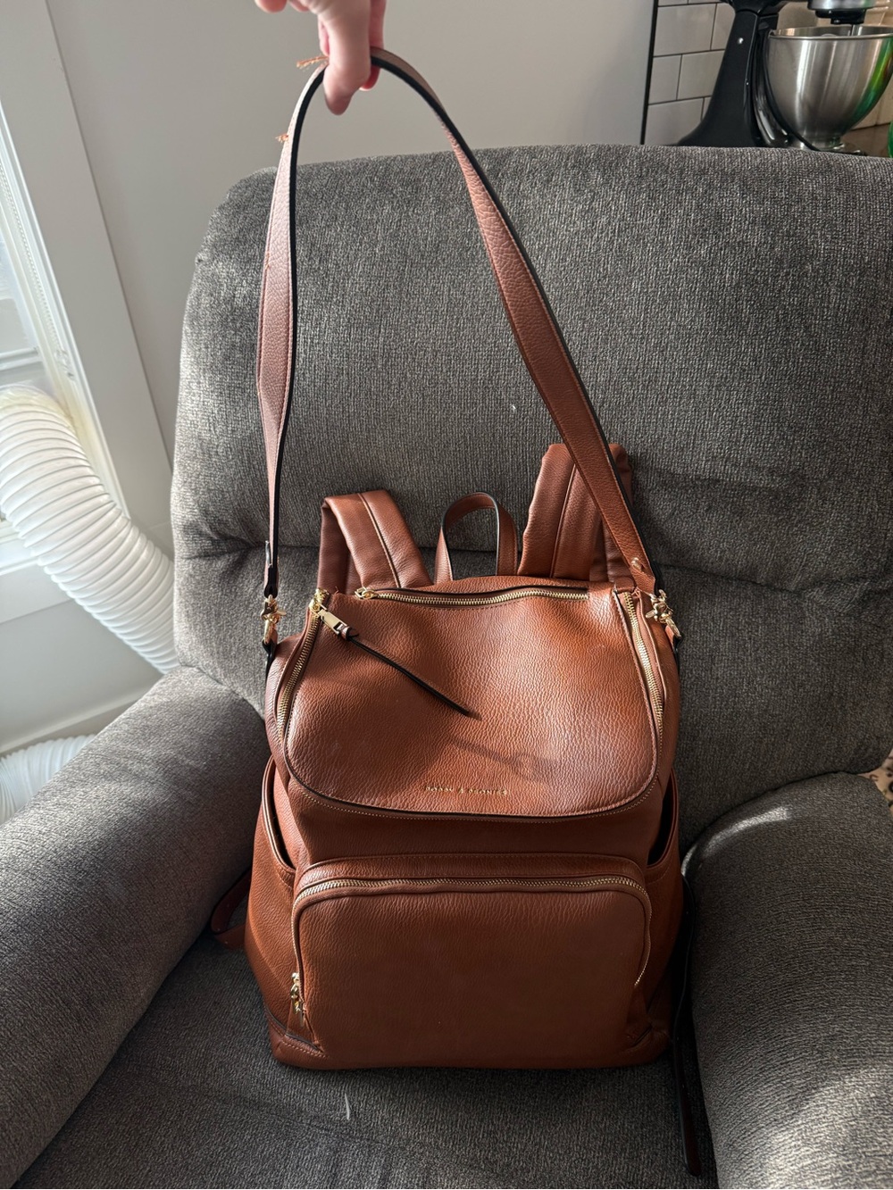 Poppy and peonies Diaper Bag